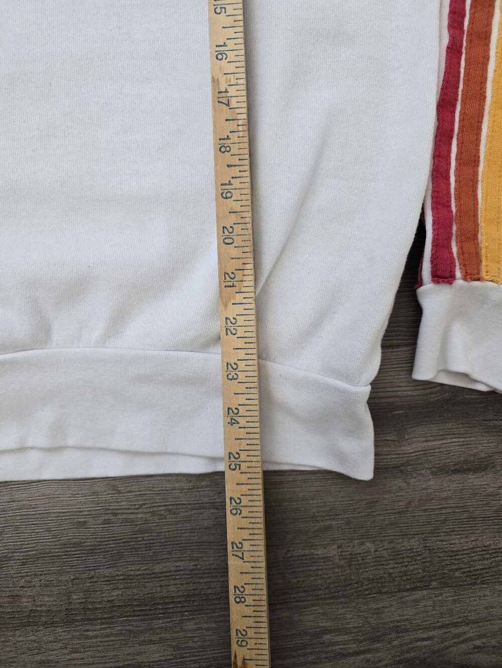 Aviator Nation Vintage Style Rainbow Stripe Sleeves Small - Picture 4 of 8